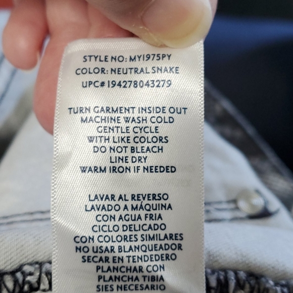 Seven7, python print hight waist jeans - Picture 9 of 9